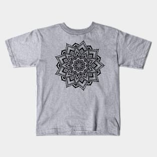 Mandala series- # 2 - Embroidered lotus Kids T-Shirt